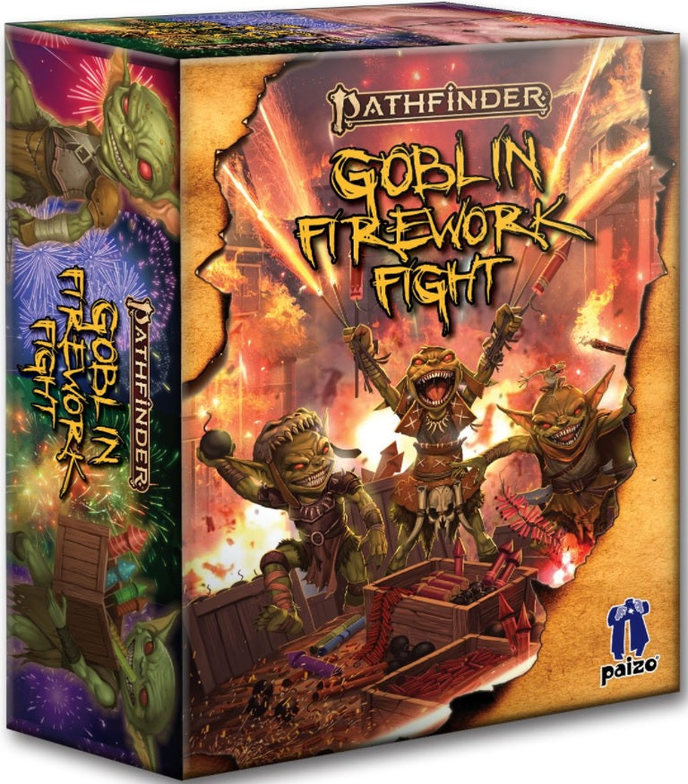 Jeu de fête de combat de feu d'artifice Pathfinder Goblin