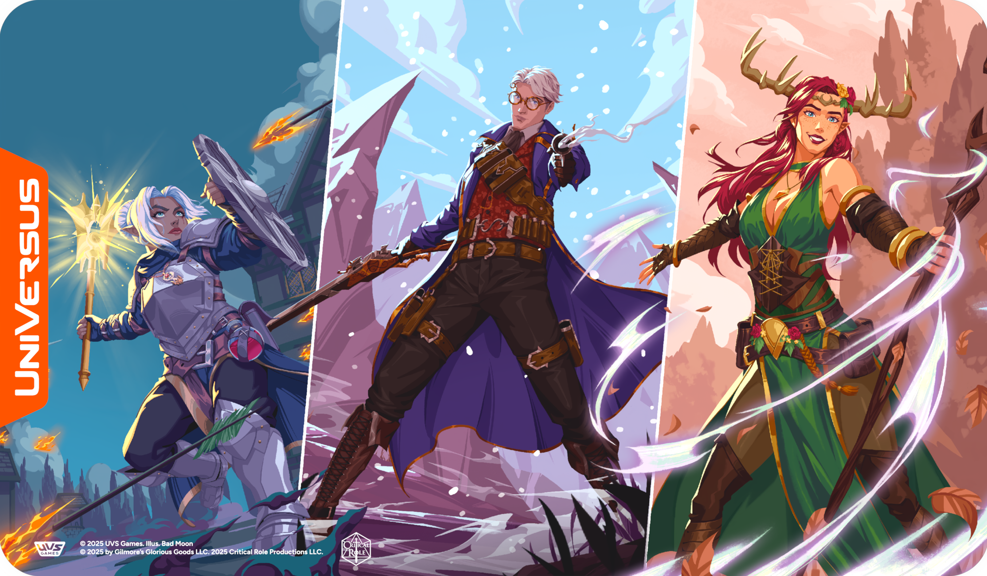 Critical Role: Heroes of Exandria Playmat: Pike, Percival, Keyleth