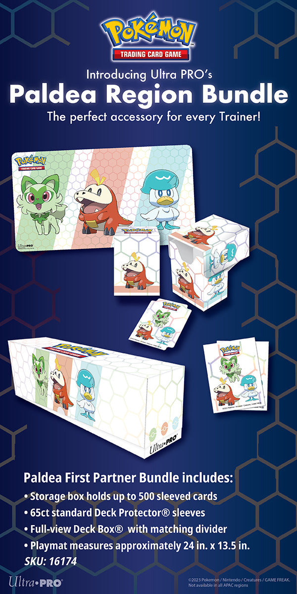 Pokemon TCG: Paldea First Partner Accessory Bundle Pokemon TCG: Paldea First Partner Accessory Bundle