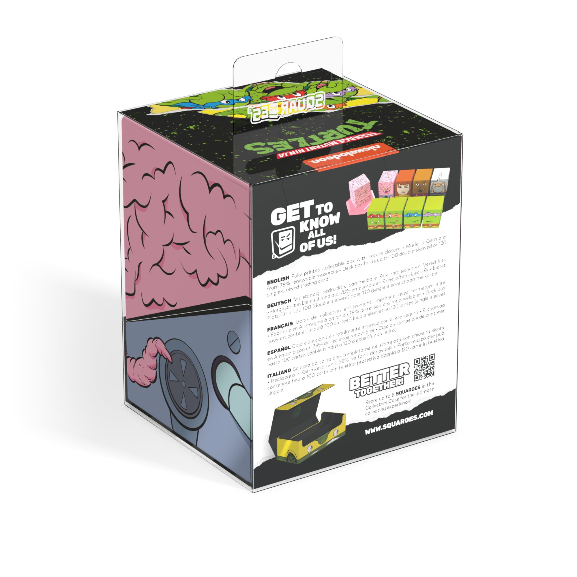 Tortues Ninja de Squaroes - Krang avec Bubble Walker