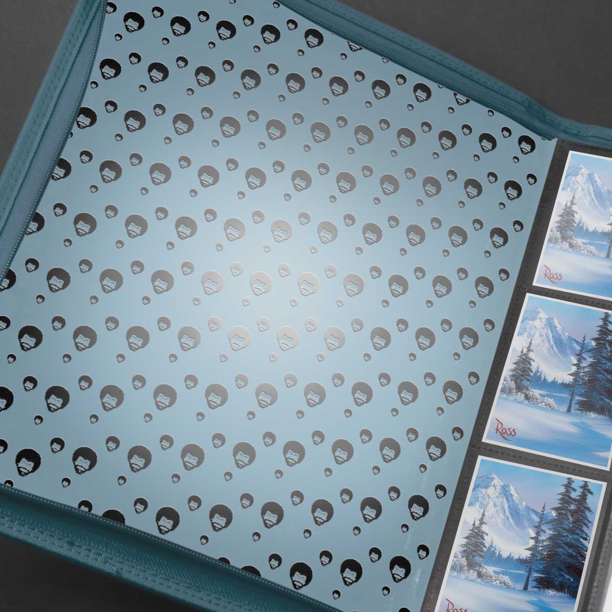 Zip Binder 9 Pocket - Bob Ross Winter Paradise
