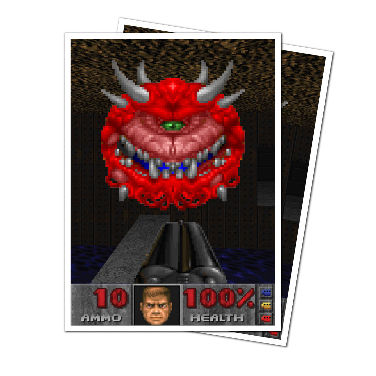 Apex Deck Protector Sleeves: Doom Cacodemon 105CT