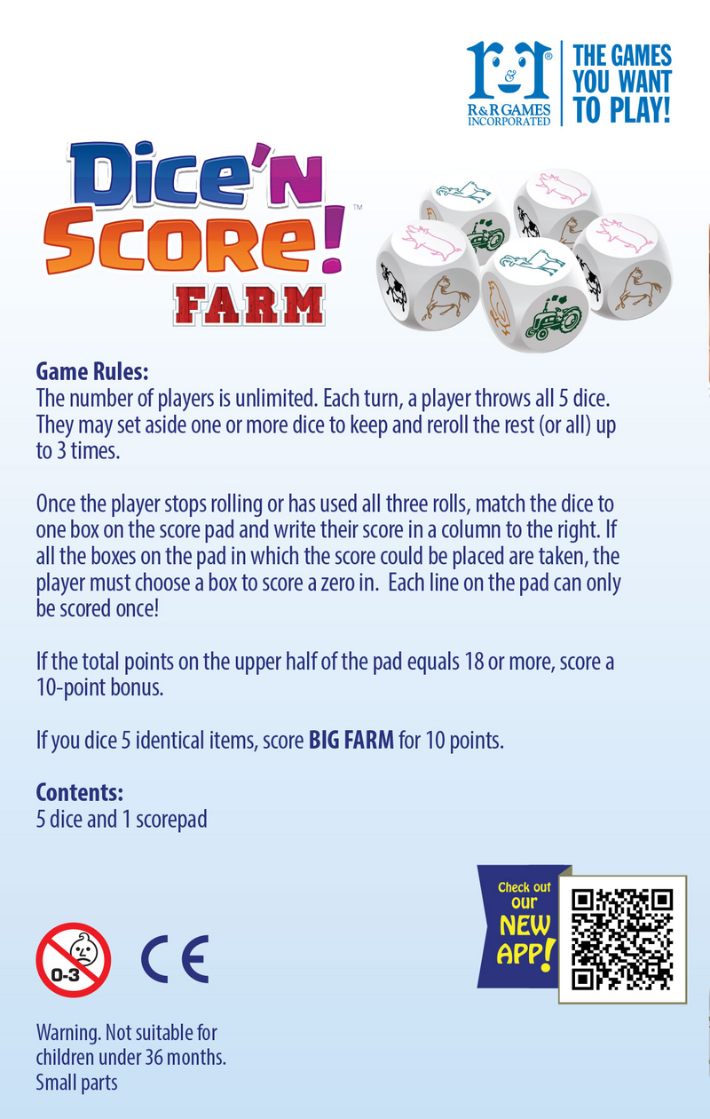 Dice'n Score! Farm