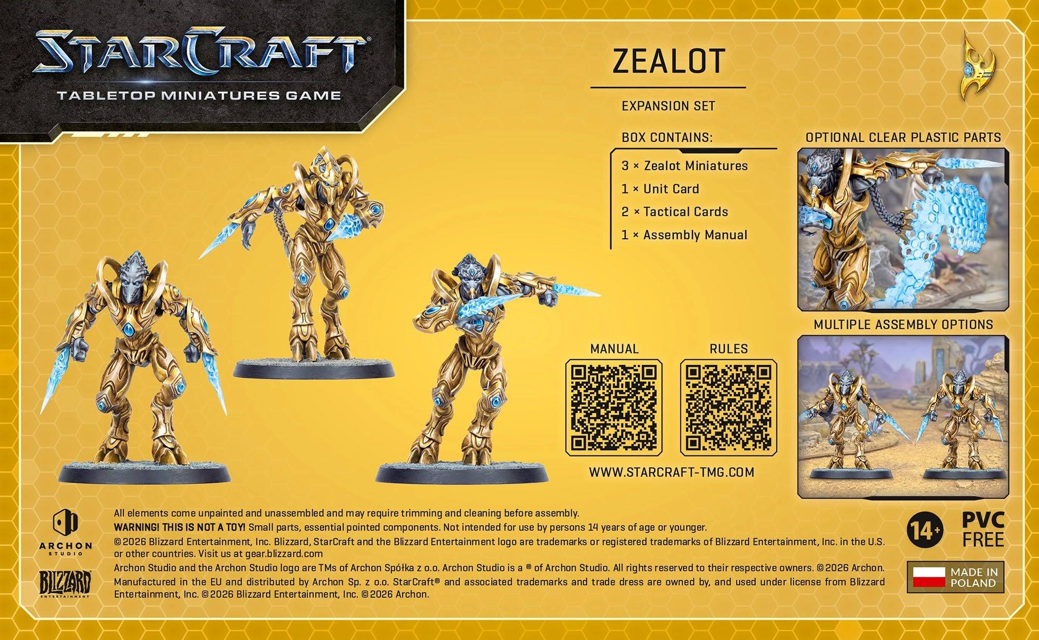 Starcraft: Protoss - Zealot Expansion Set (Pre-Order)