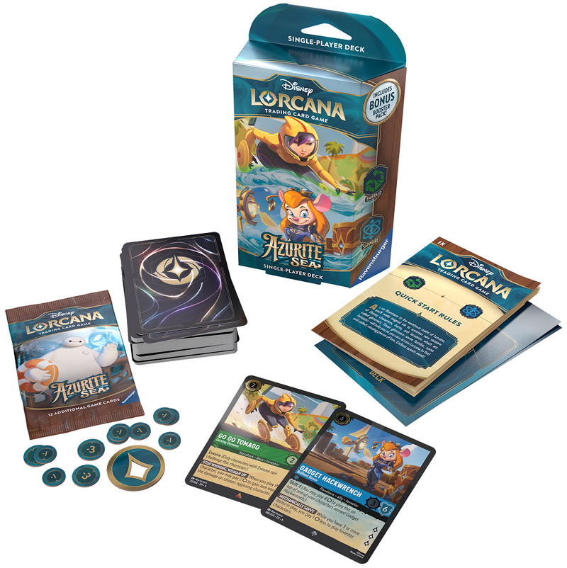 Disney Lorcana : Decks de démarrage Azurite Sea (Précommande)