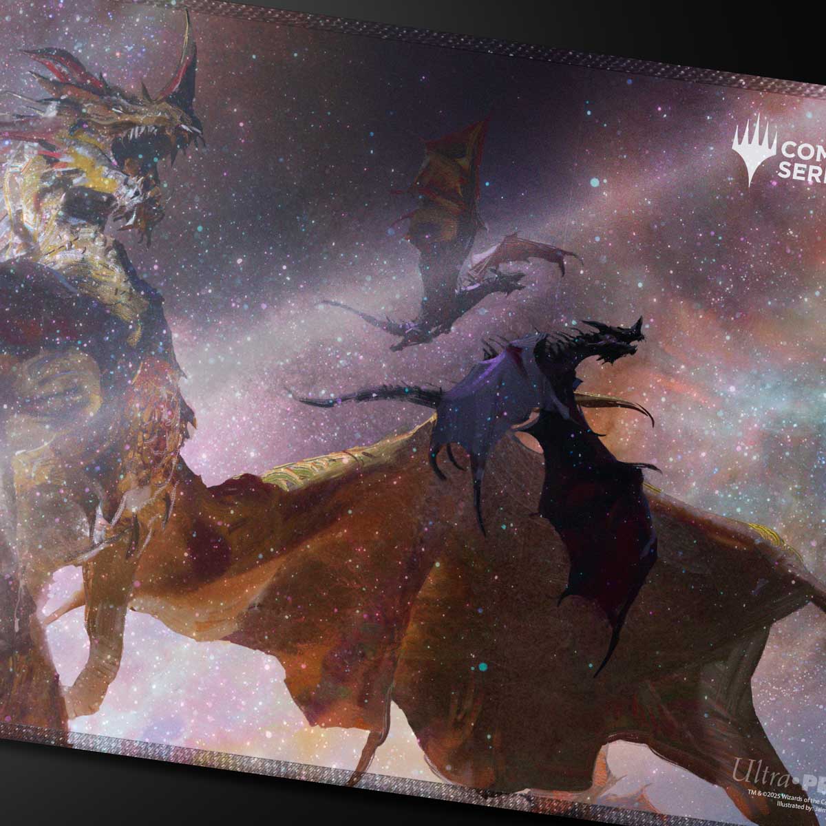 Magic: The Gathering Playmat - Commander Series:  UR-Dragon Holofoil