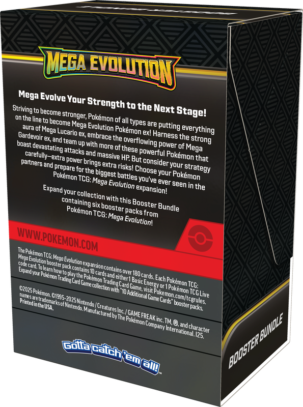 Pokemon TCG: Me01 Mega Evolutions Booster Bundle