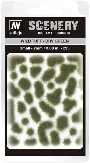 Scenery Diorama Products: Small Wild Tuft - Dry Green