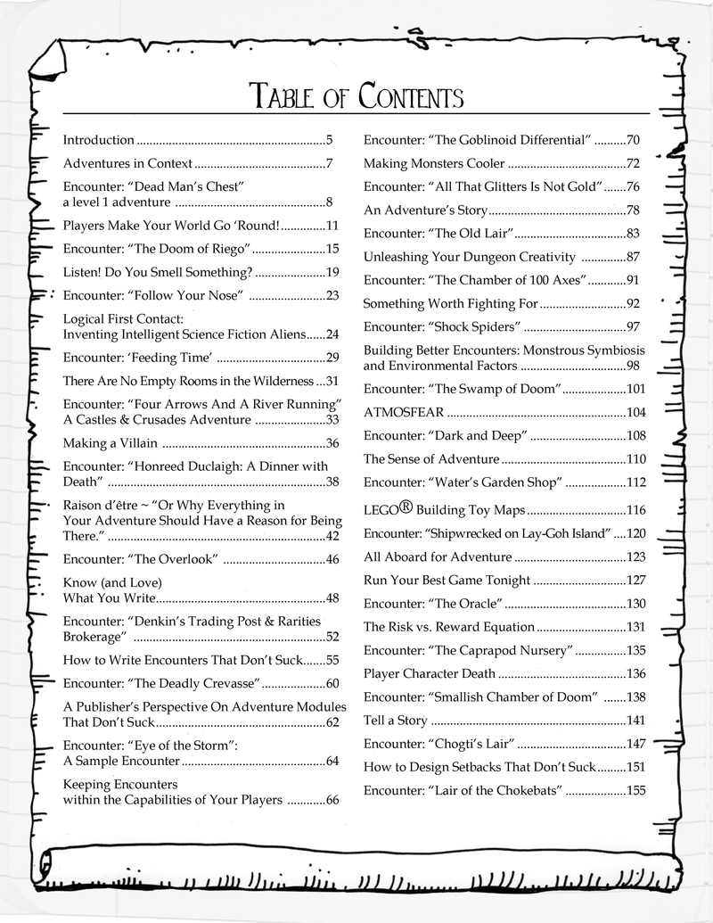 How to Write Adventure Modules that Don't Suck (Hardcover)