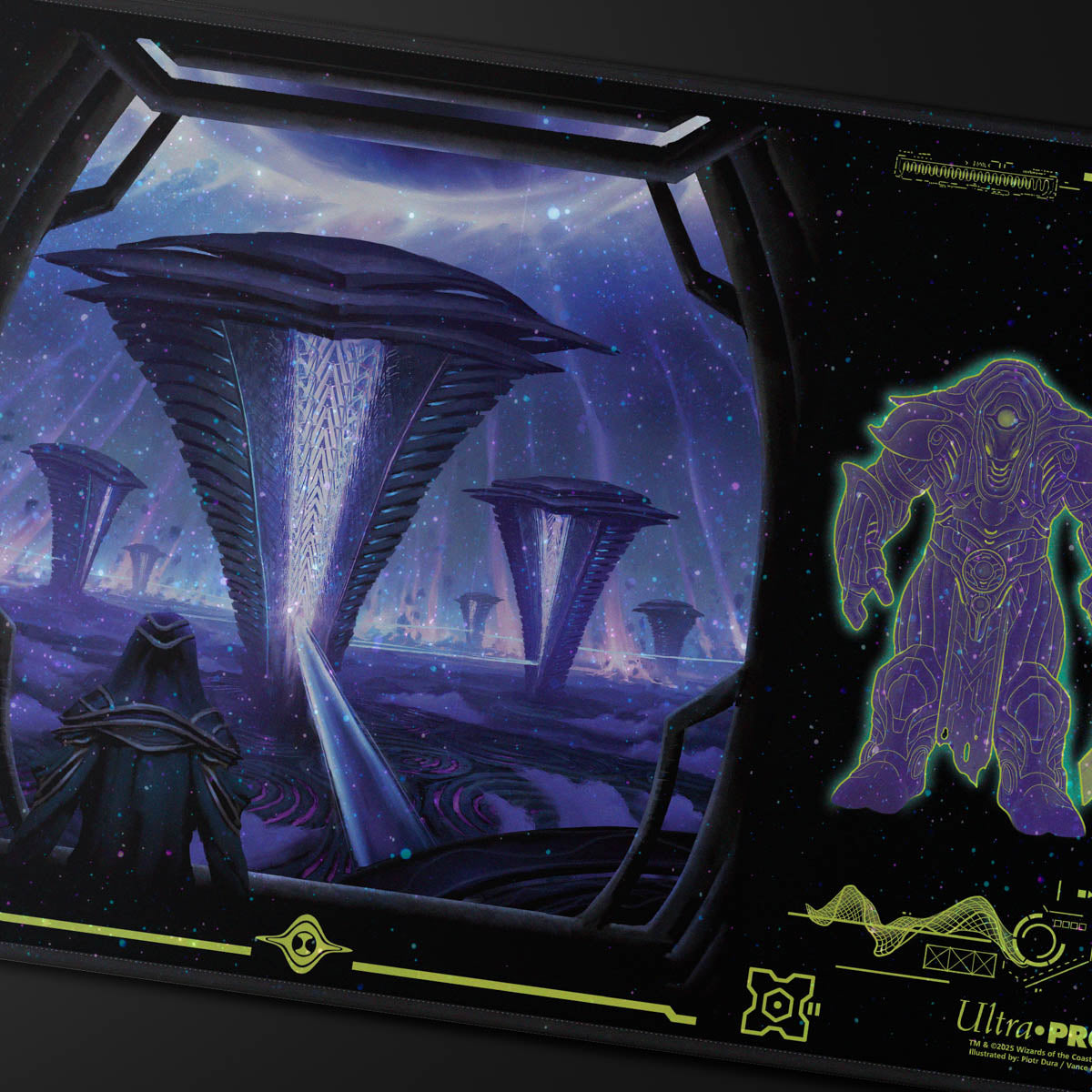Magic: The Gathering Playmat - Edge of Eternities: Black Holofoil