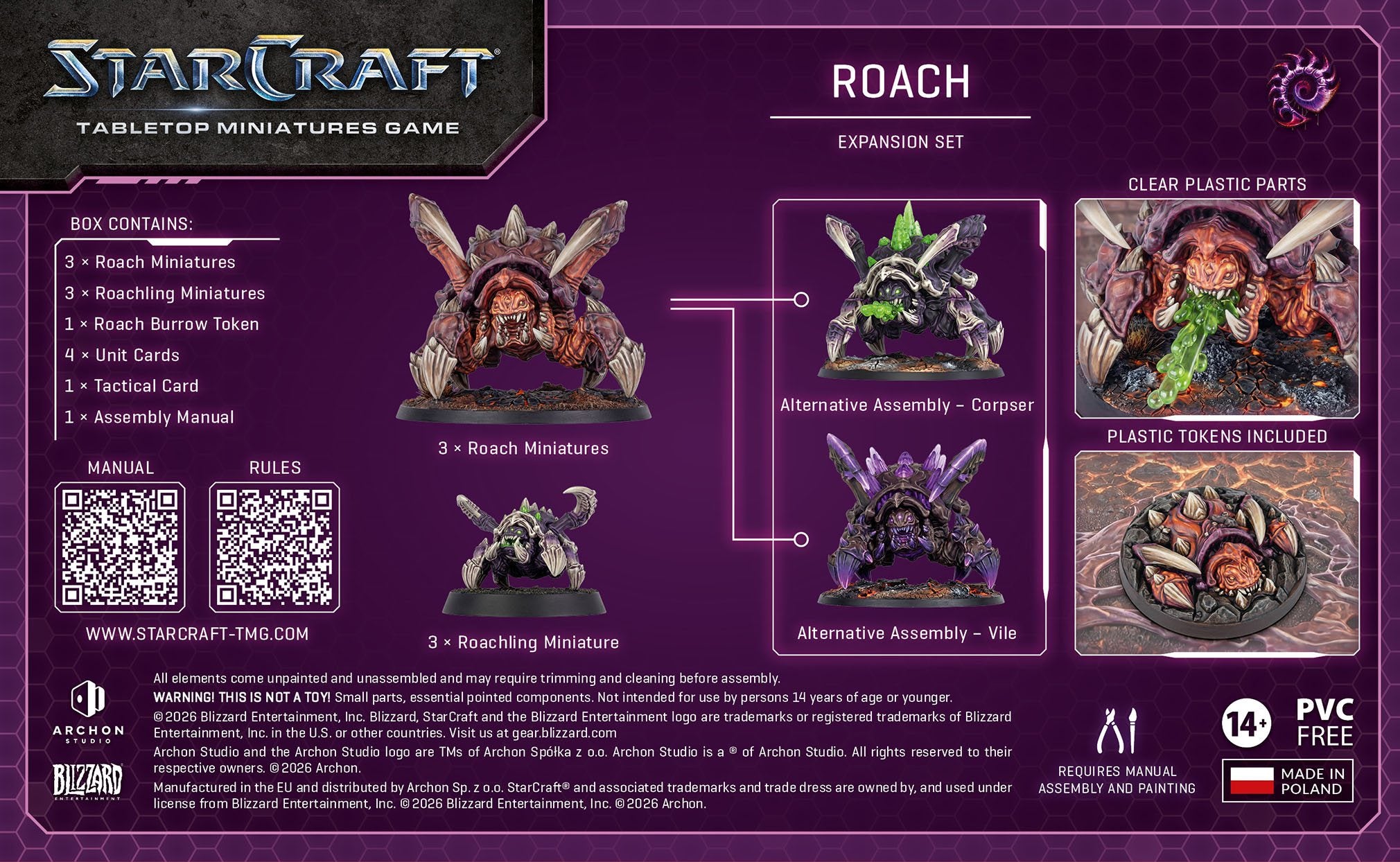 Starcraft: Zerg - Roach Expansion Set (Pre-Order)