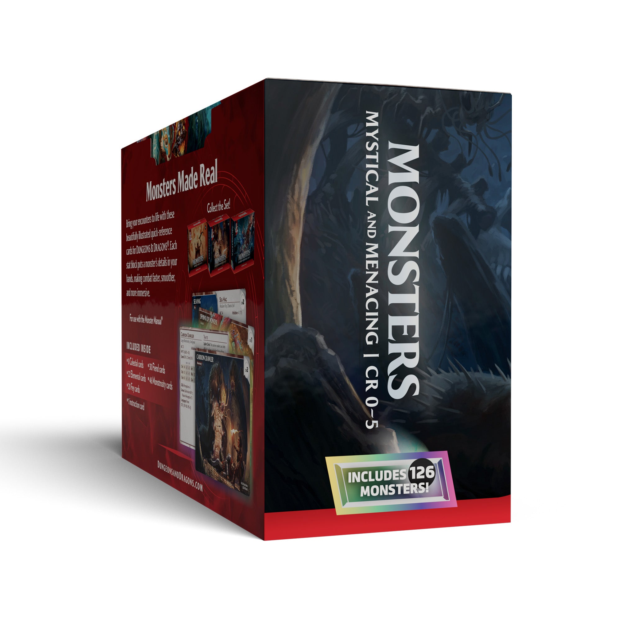 D&D Reference Cards: Monsters - Mystical and Menacing (English)
