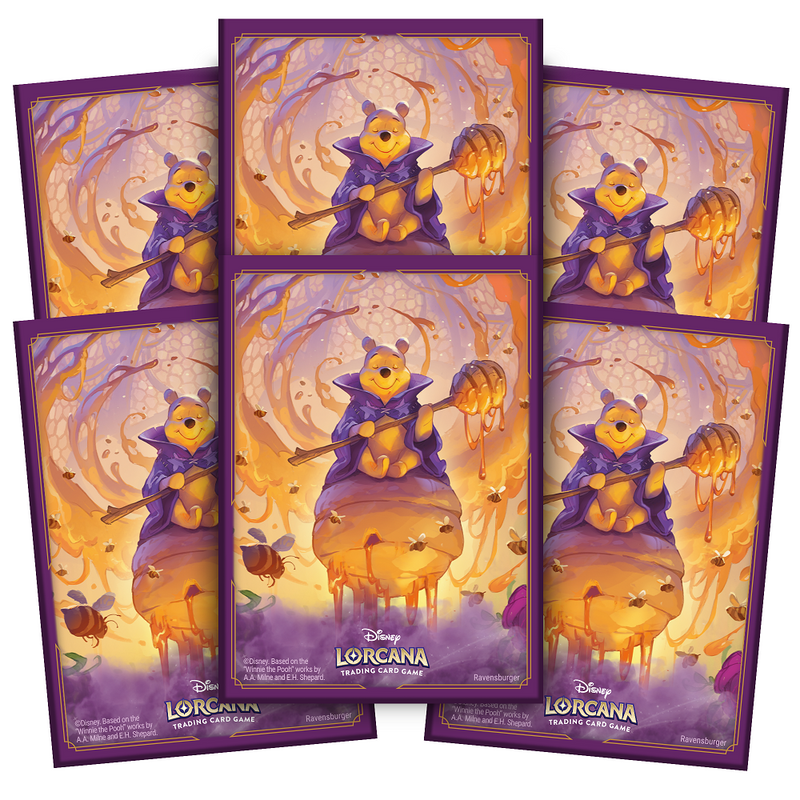 Disney Lorcana : Protège-cartes Azurite Seas - Winnie l'ourson (Précommande)