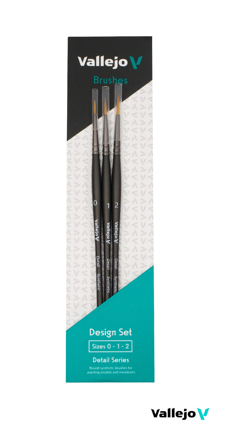 Design Brush Set Sizes 0 - 1 - 2