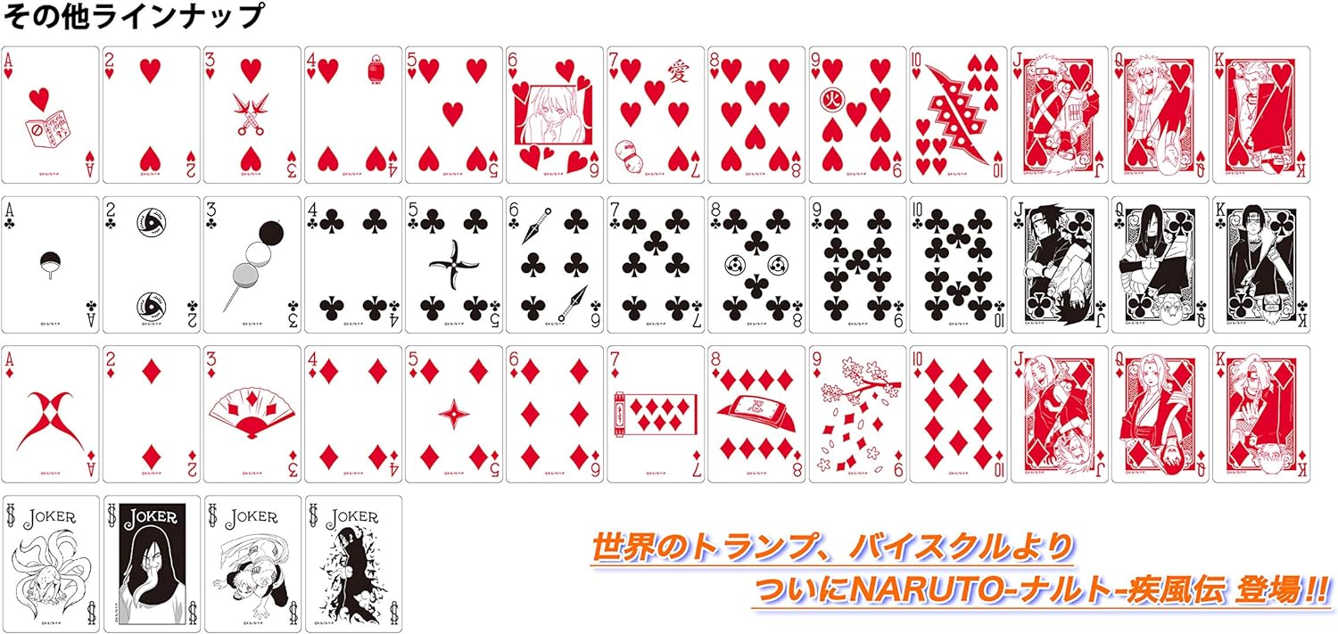Cartes à jouer Naruto