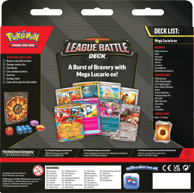 League Battle Deck: Mega Lucario EX