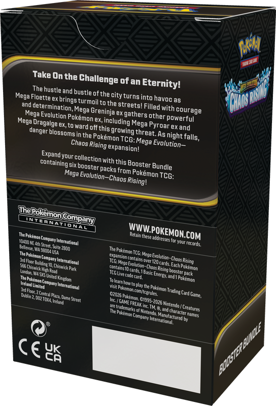 Pokemon TCG: ME04 Chaos Rising Booster Bundle