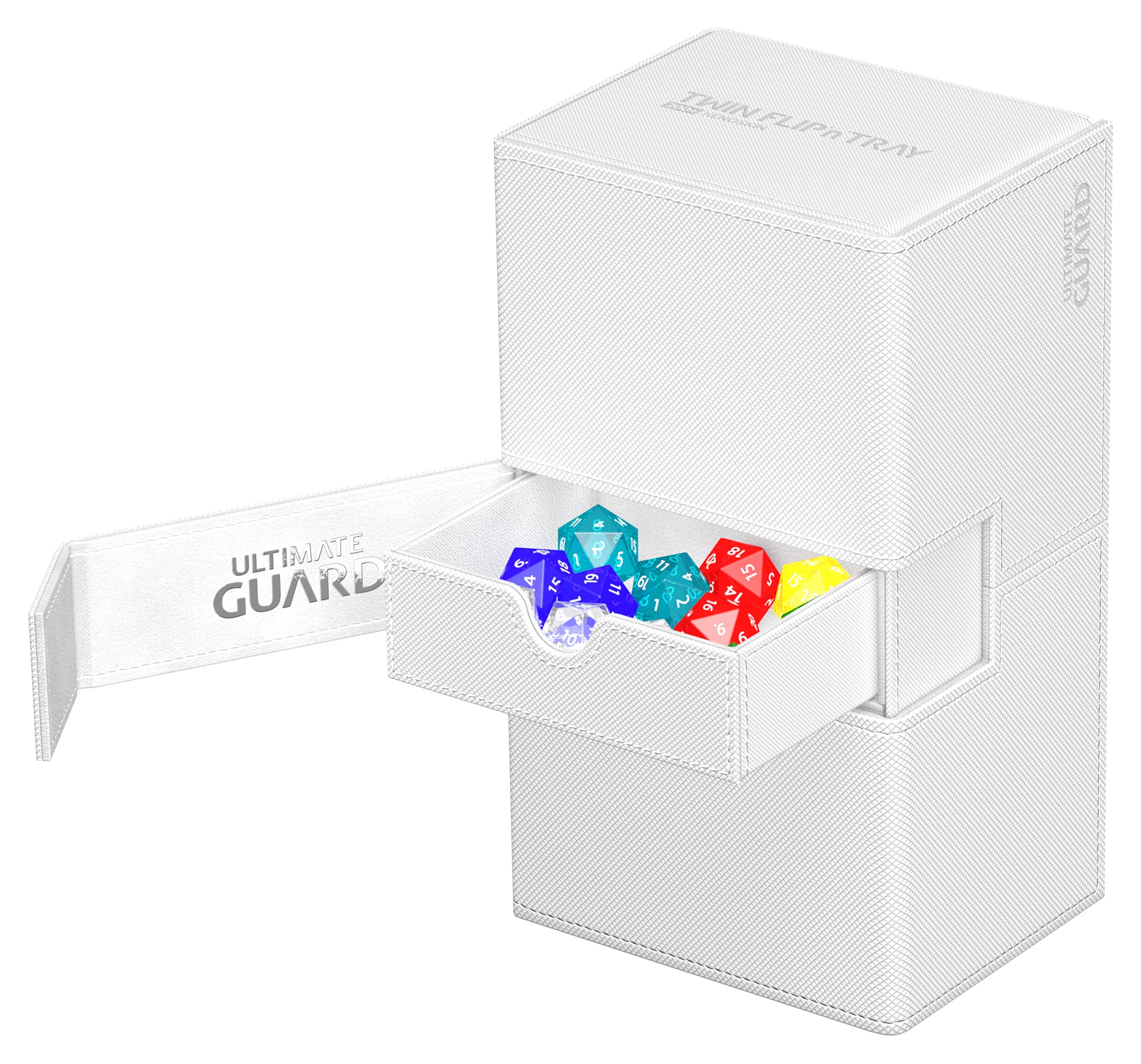 Étui Twin Flip'n'Tray Deck Xenoskin Mono-Color 200+ Blanc