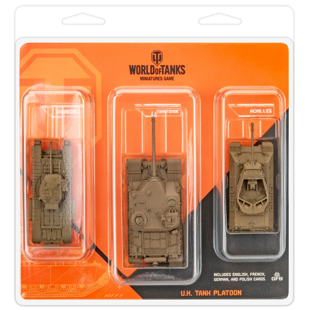 Jeu de figurines World of Tanks : Peloton de chars britannique