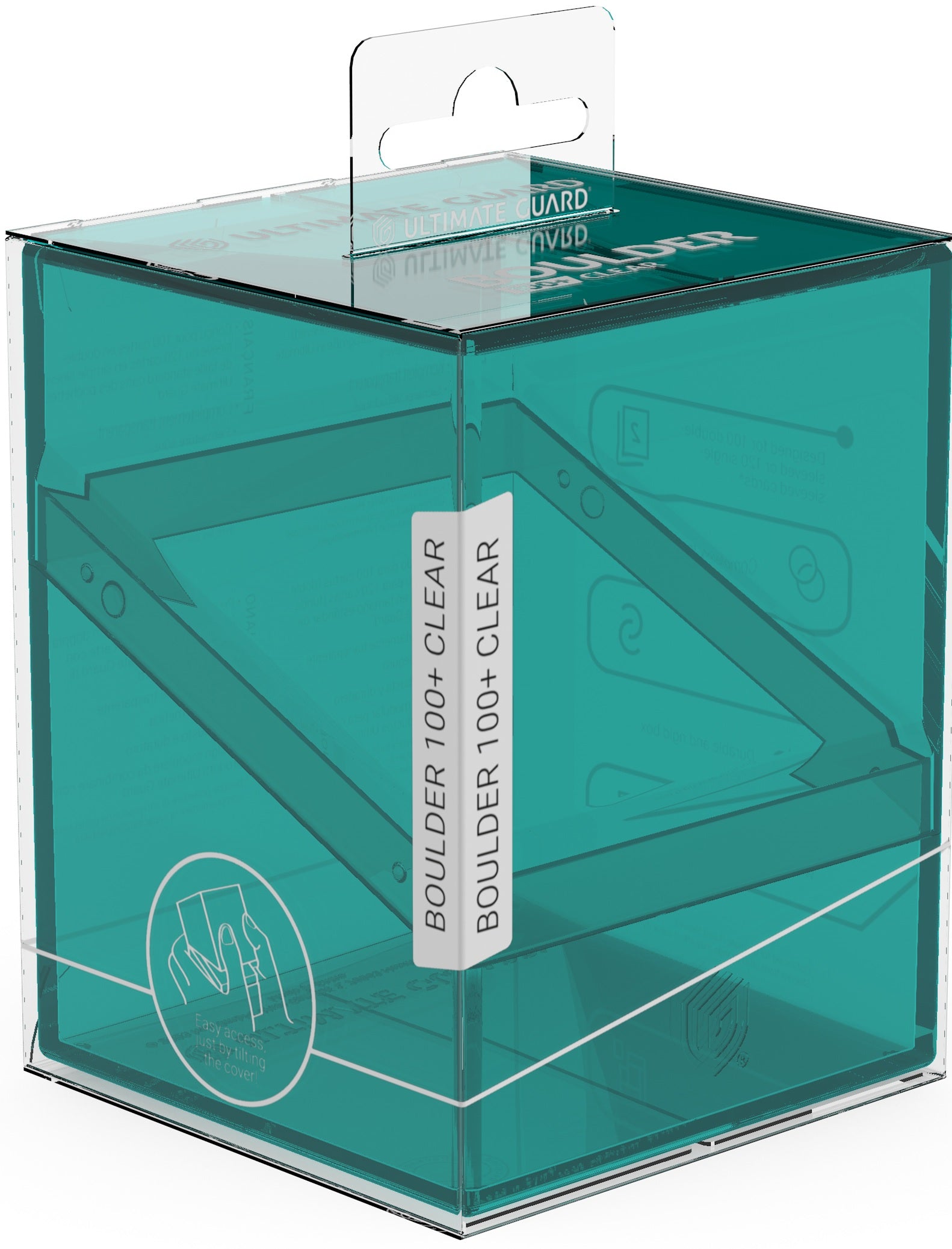Coffret de rangement Boulder 100+ en malachite transparente