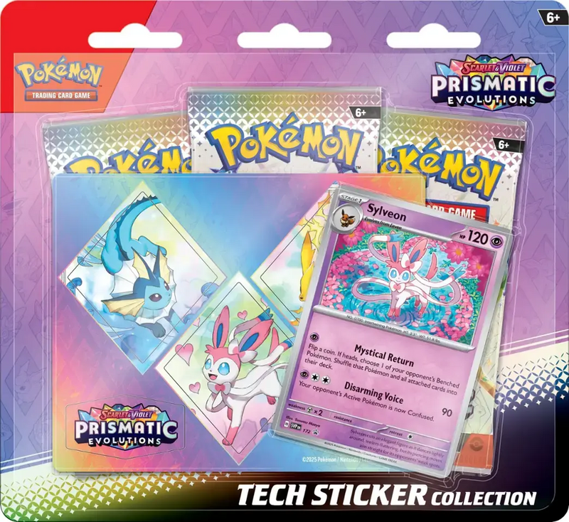 Pokemon TCG: SV8.5 Prismatic Evolutions Sticker Collection (Pre-Order)