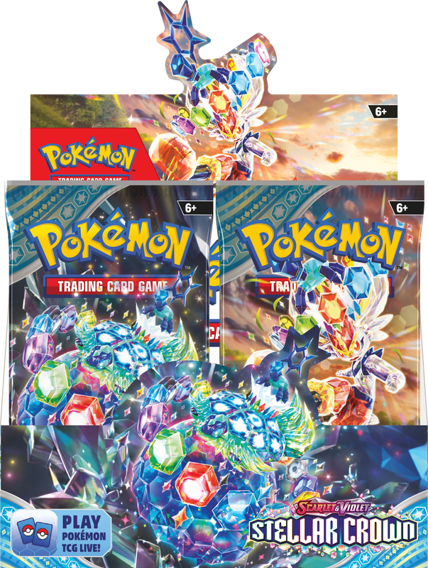 Coffret de boosters Couronne Stellaire SV7 du JCC Pokémon