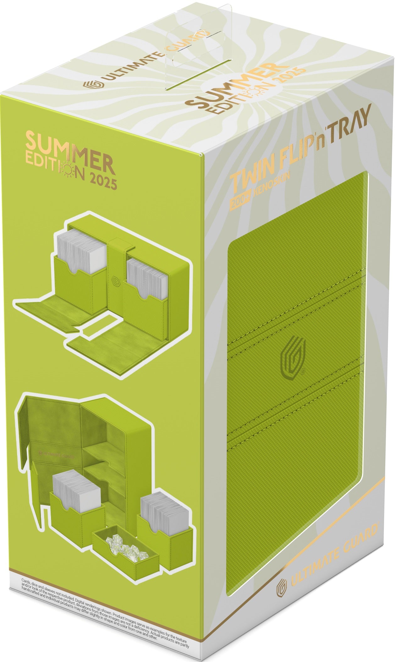 Twin Flip'n'Tray Deck Case Xenoskin Summer Edition 200+ Lime
