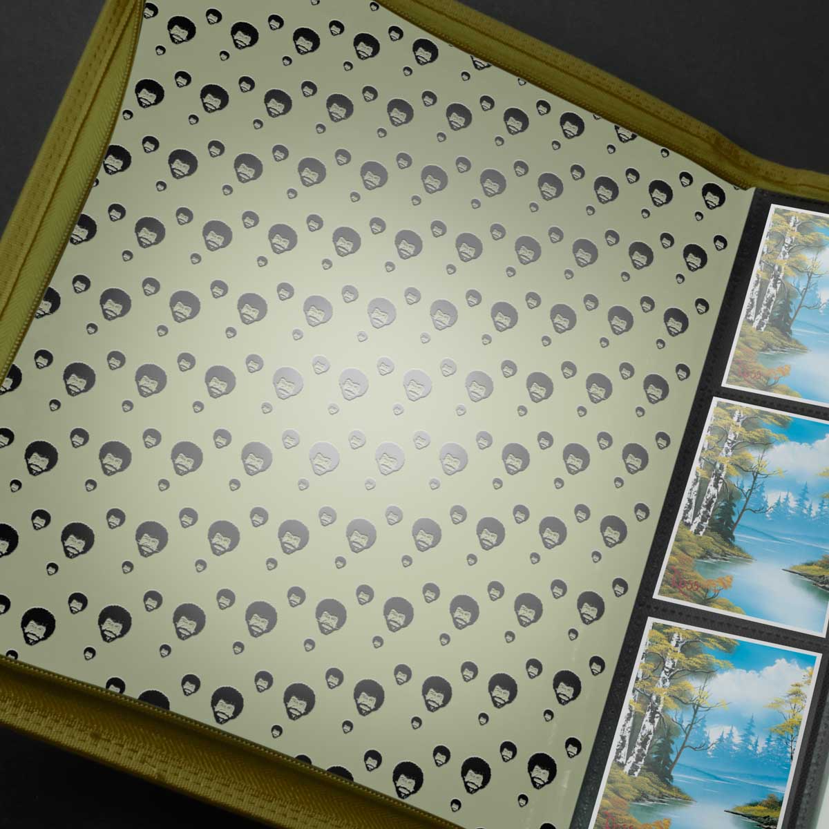 Zip Binder 9 Pocket - Bob Ross Lakeside Path