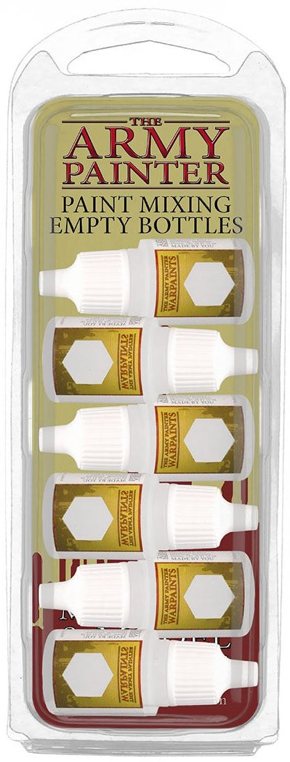 Mélange de peinture - Bouteilles vides