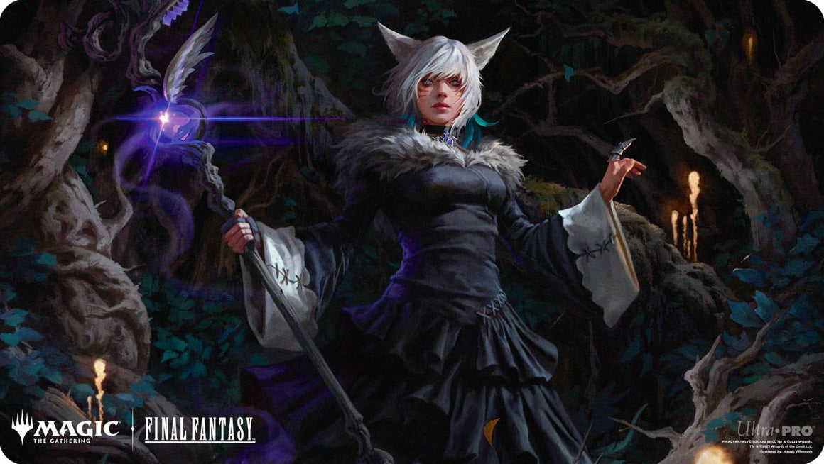 Tapis de jeu Magic The Gathering : Final Fantasy - Commandant B Y'shtola Nuits bénies
