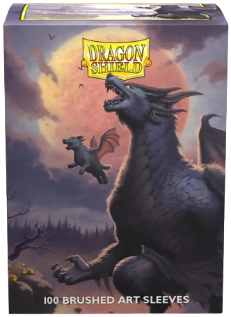 Dragon Shield Brushed Art Sleeves: Halloween Dragons 2023