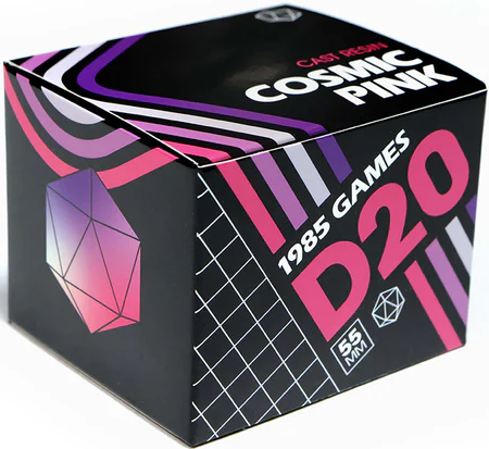 Mega D20 - Cosmic Pink Sharp Edge 55MM