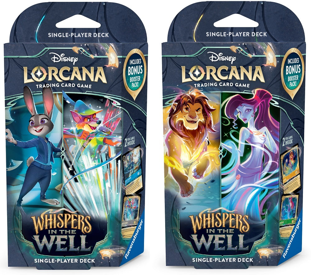 Disney Lorcana: Whispers in the Well Starter Deck (Pre-Order)