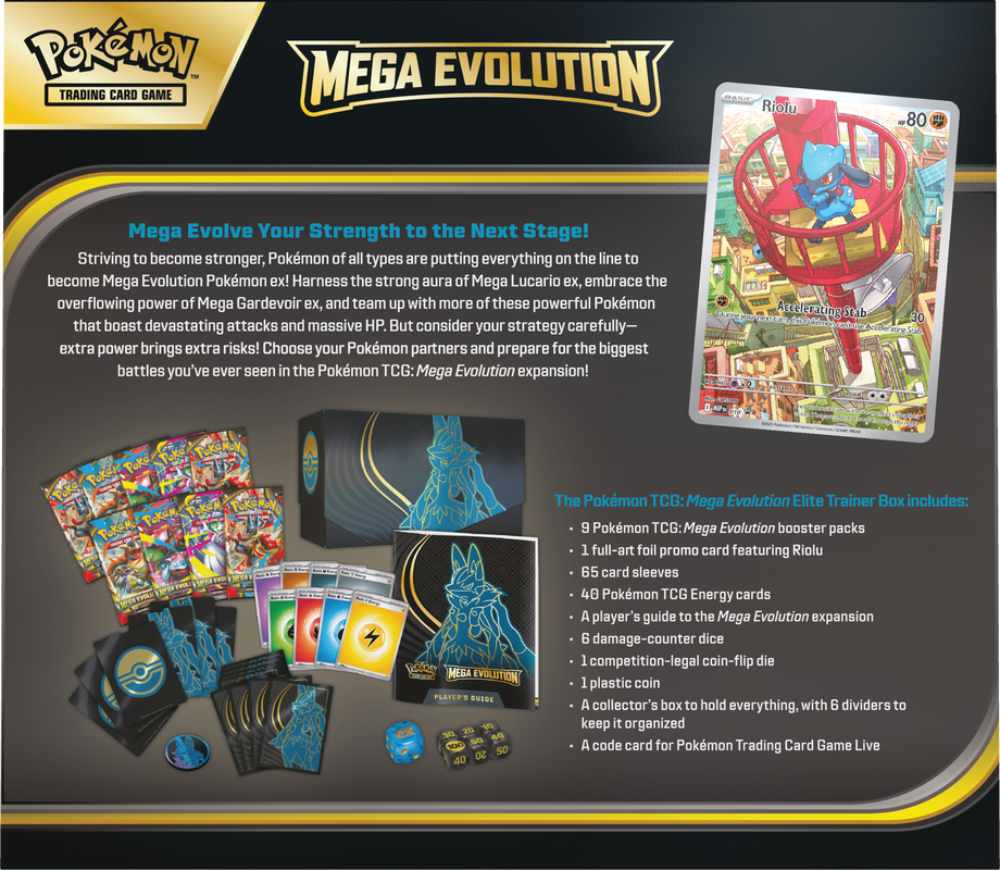 Pokemon TCG: ME01 Mega Evolutions Elite Trainer Box