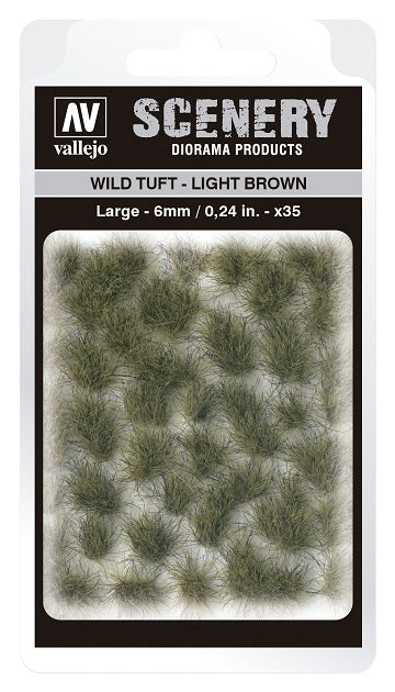 Scenery Diorama Products: Large Wild Tuft - Light Brown