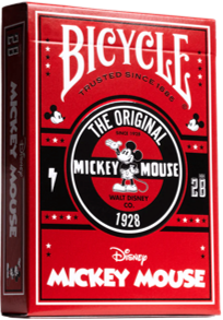 Disney Classic Mickey Red Playing Cards