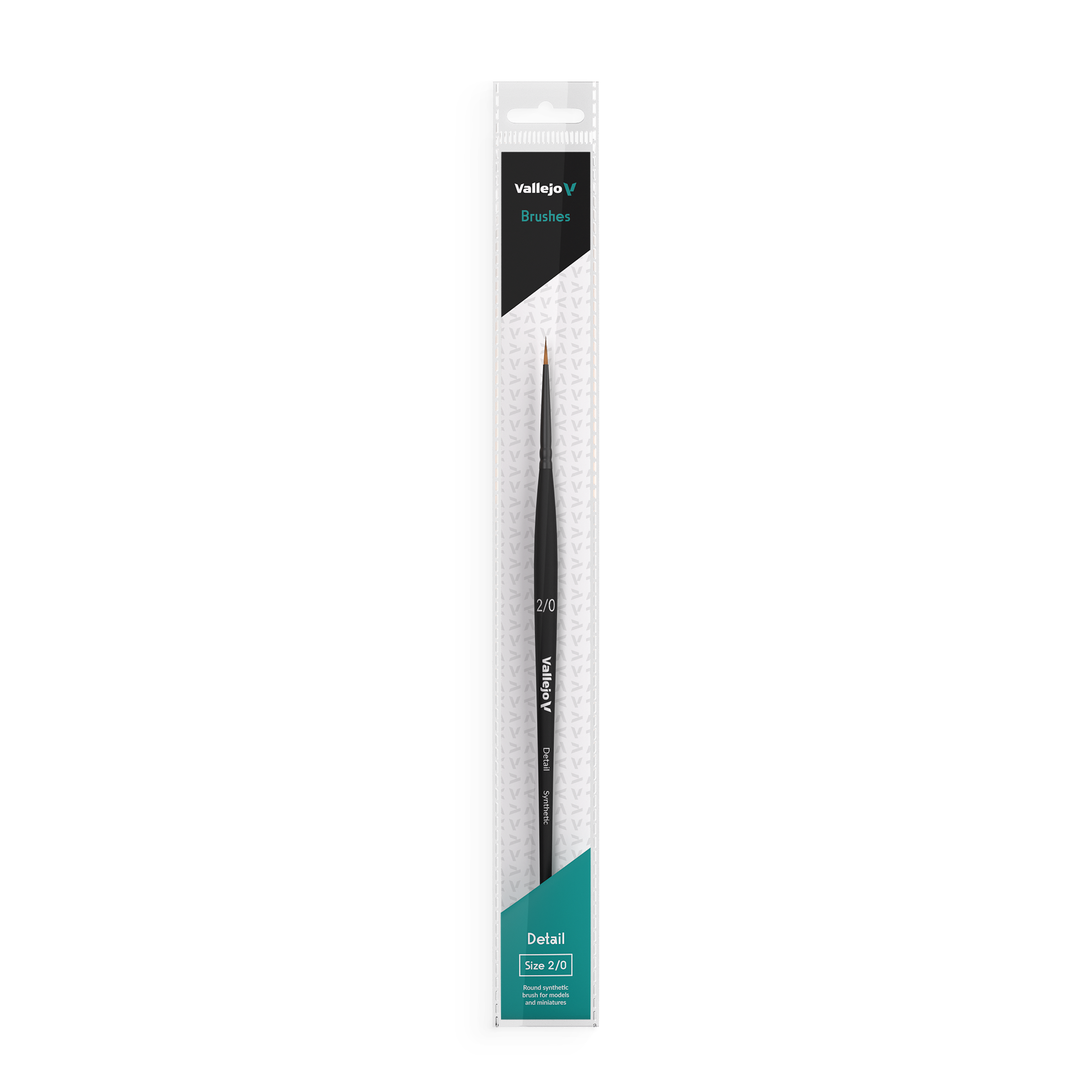 Synthetic Round Brush NO. 2/0