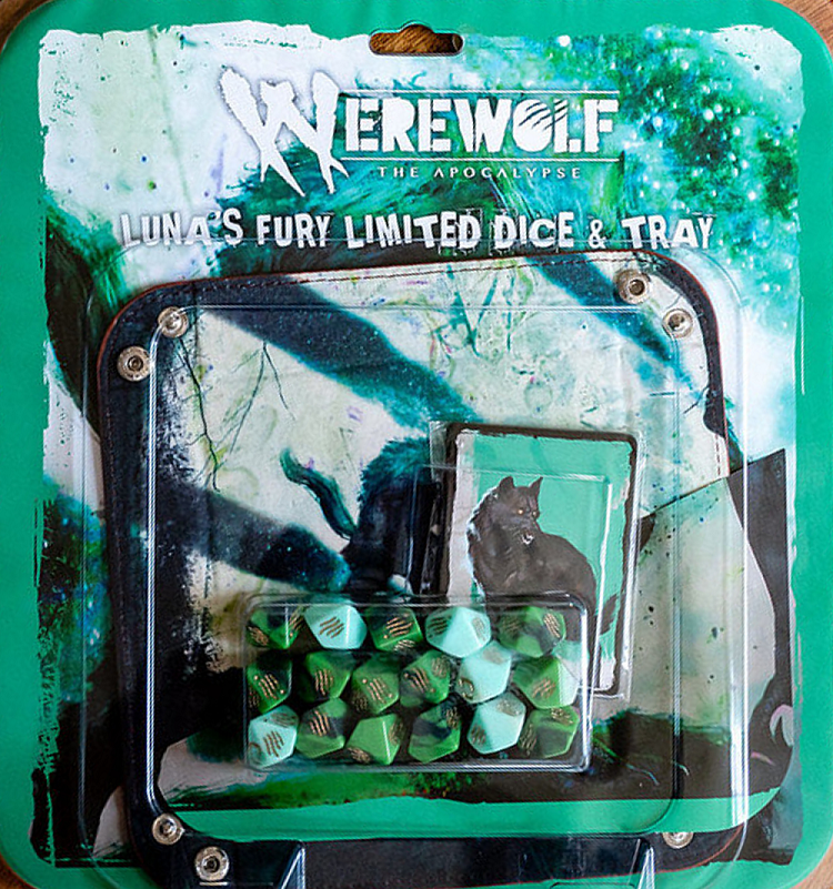 Werewolf: The Apocalypse 5E Luna's Fury Limited Dice and Tray Accessory Pack