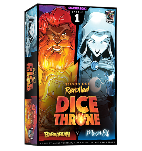 Dice Throne: Season one Rerolled Box 1 Barbarian v Moon Elf (English)