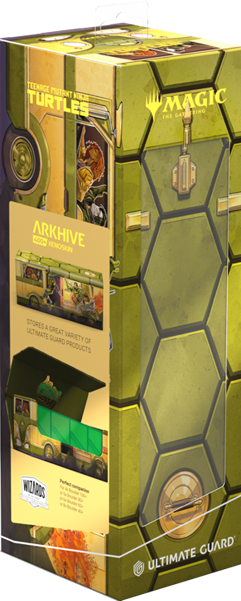 Deck Case Arkhive 400+ Xenoskin Magic The Gathering Teenage Mutant Ninja Turtles - Turtle Van