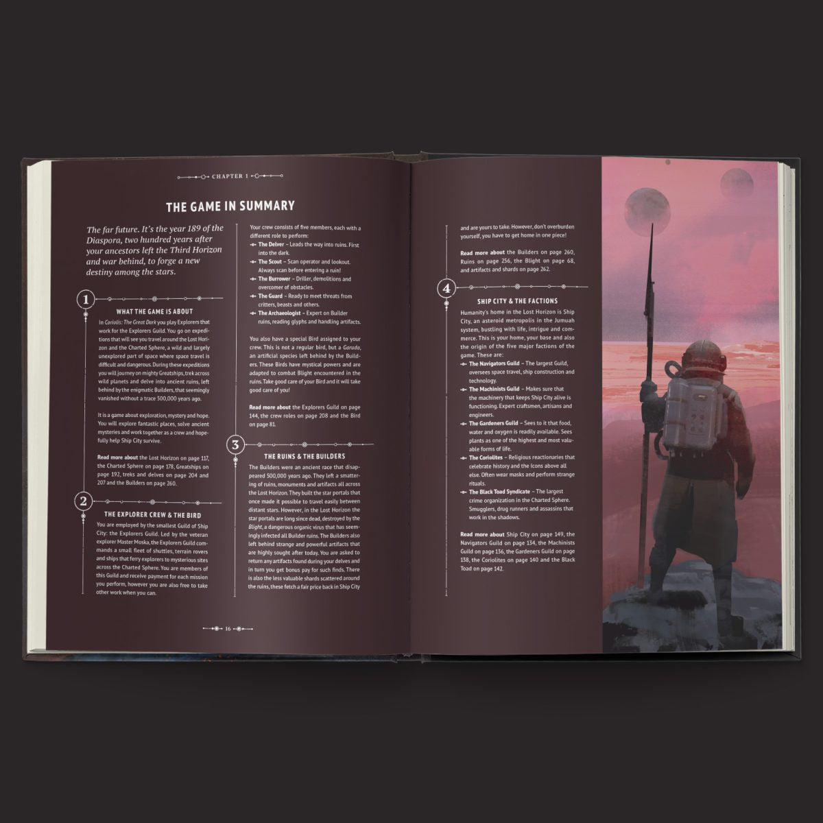 Coriolis Le Grand Livre de Règles de Base Sombre