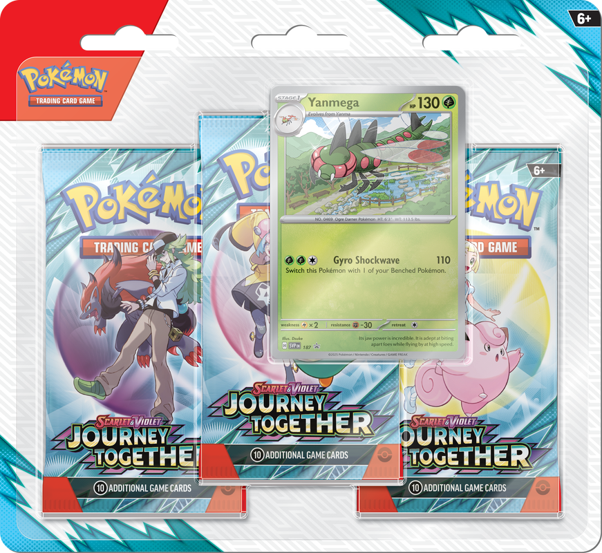 Pokemon TCG: SV9 Journey Together 3 Booster Blister
