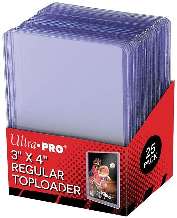 Toploader 3X4 Transparent régulier 25CT