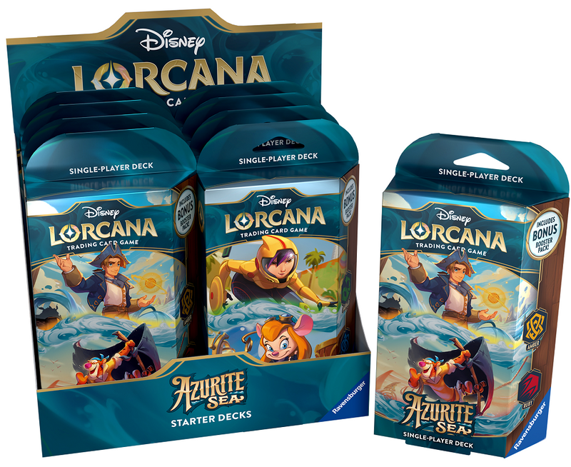 Disney Lorcana : Decks de démarrage Azurite Sea (Précommande)