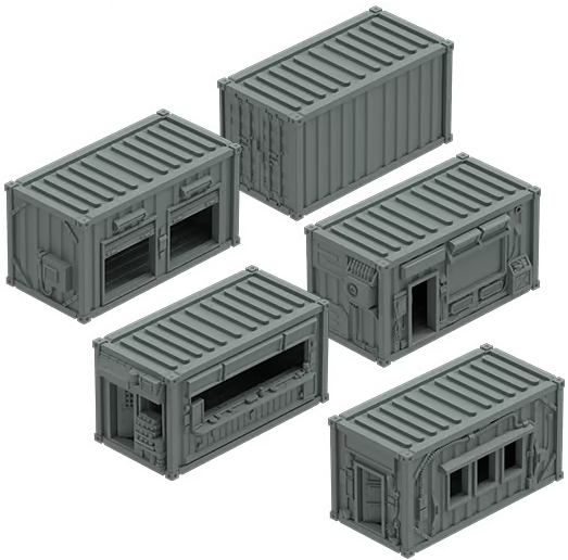 Monster Scenery: Hab Unit Containers