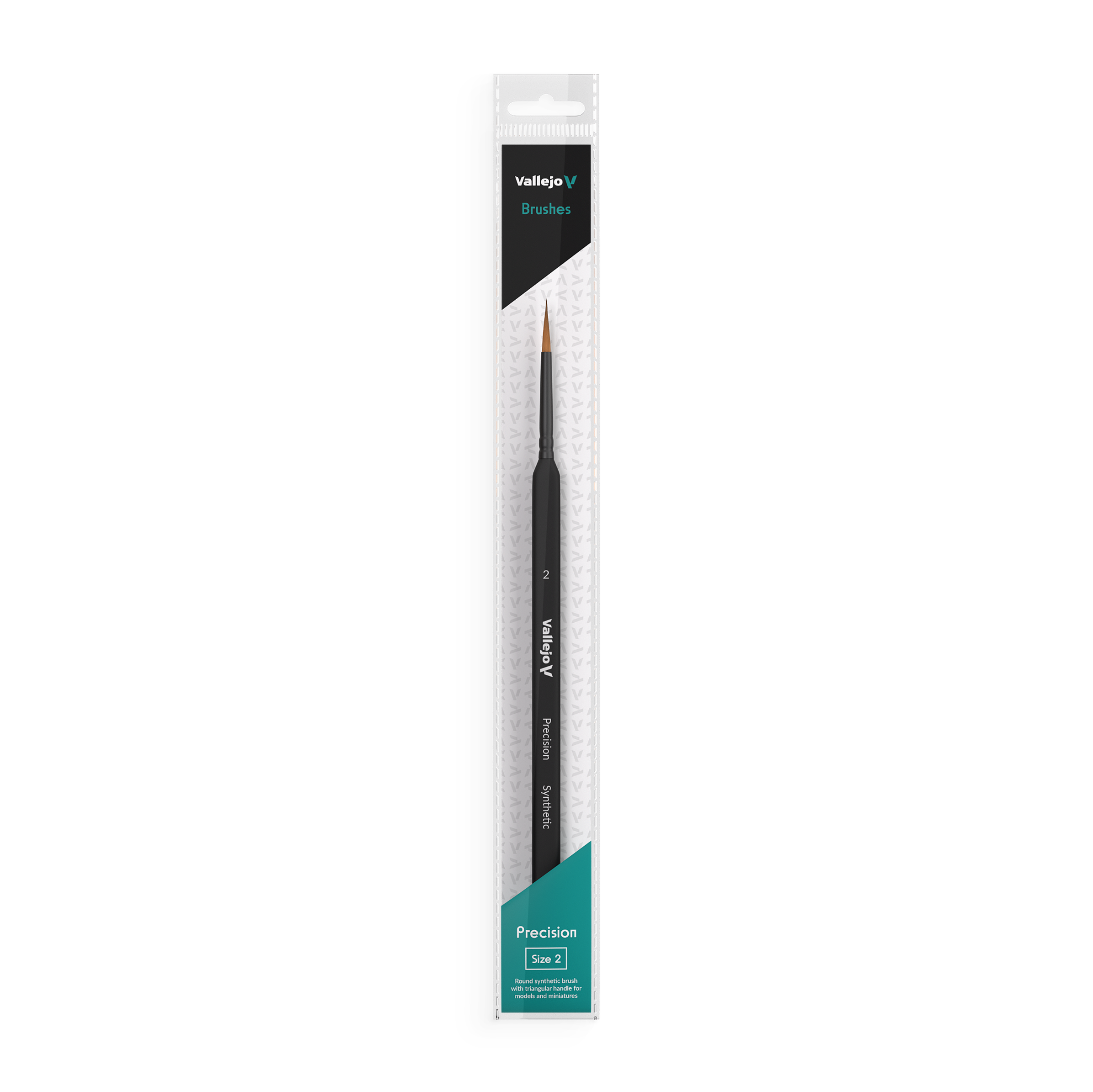 Synthetic Round Brush/Triangle NO. 2