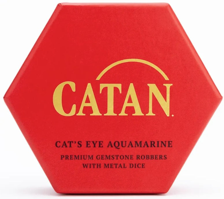 Coffret Catan Premium Voleur et Dés en Métal : Aigue-marine