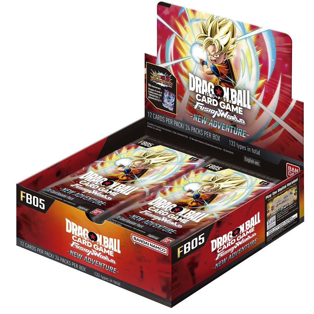 Dragon Ball Super - Fusion World Set 5: FB05 New Adventures Booster Box