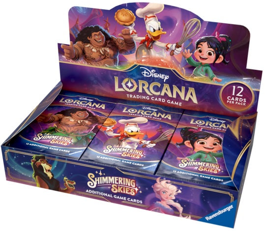 Coffret de boosters Disney Lorcana : Ciels scintillants