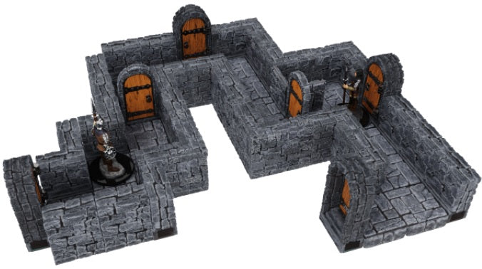 Extension Warlock Tiles : Murs droits de donjon de 1 pouce